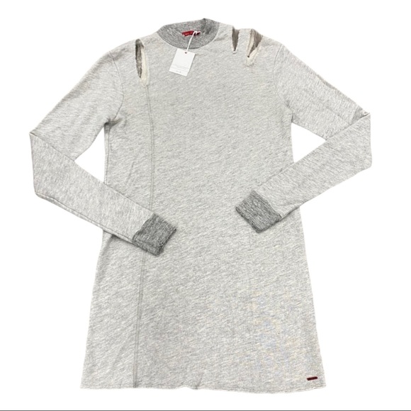 NWT N:Philanthropy Kyra Sweatshirt Dress, Grey - Picture 6 of 13